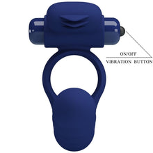 PRETTY LOVE - AJMAL VIBRATING RING WITH BLUE PLUG