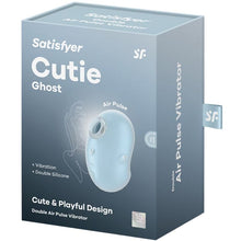 Comprar Satisfyer Cutie Ghost Vibrador Lay-On Azul Claro – Estimulador Recargable Con Diseño Compacto Y Función De Ondas De Presión-Noxtic