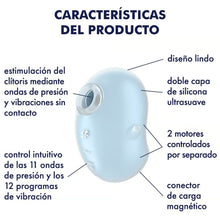 Comprar Satisfyer Cutie Ghost Vibrador Lay-On Azul Claro – Estimulador Recargable Con Diseño Compacto Y Función De Ondas De Presión-Noxtic