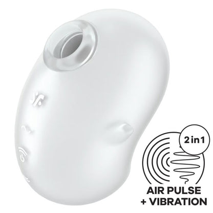 Comprar Satisfyer Cutie Ghost Vibrador Lay-On Blanco – Diseño Encantador Con Tecnología Avanzada Para Placer Personal-Noxtic