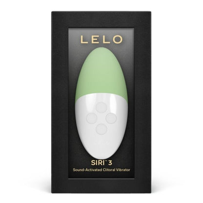 Comprar LELO Siri 3 Pistachio Cream – Masajeador Innovador Con Tecnología SoundSense Para Estimulación Personalizada-Noxtic
