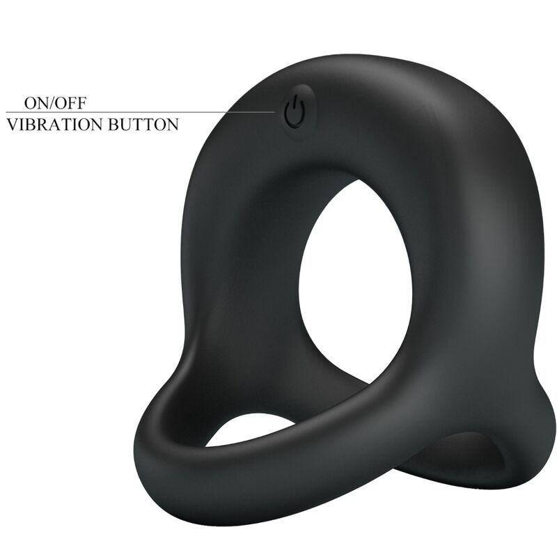 Comprar Pretty Love Elliott Anillo Vibrador Negro – Diseño Elegante Para Intensificar Momentos De Intimidad-Noxtic