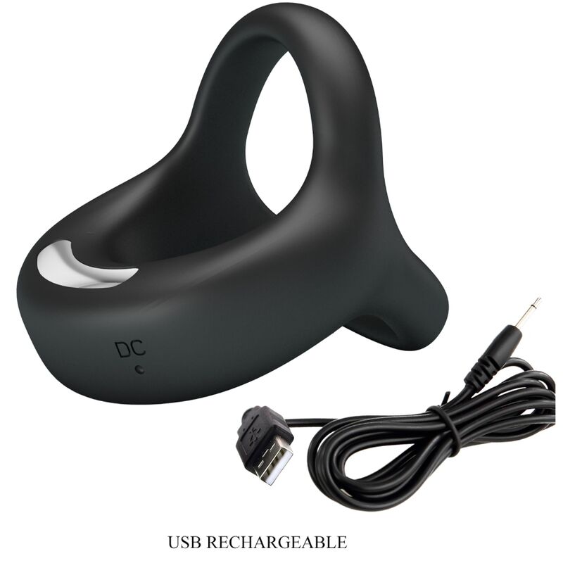 Comprar Pretty Love Elliott Anillo Vibrador Negro – Diseño Elegante Para Intensificar Momentos De Intimidad-Noxtic