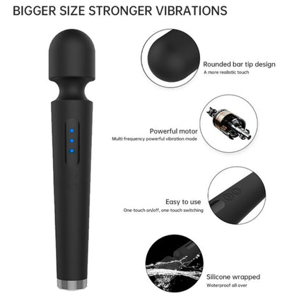 Comprar ARMONY X Power Large – Masajeador Y Vibrador Con Siete Modos De Vibración-Noxtic