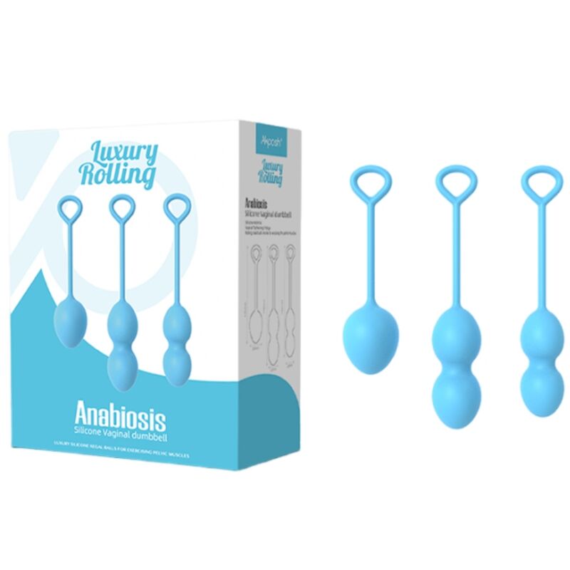 Comprar Armony Anabiosis Pesas Vaginales 3 Niveles Azul – Fortalece Tu Bienestar Íntimo Con Confianza-Noxtic