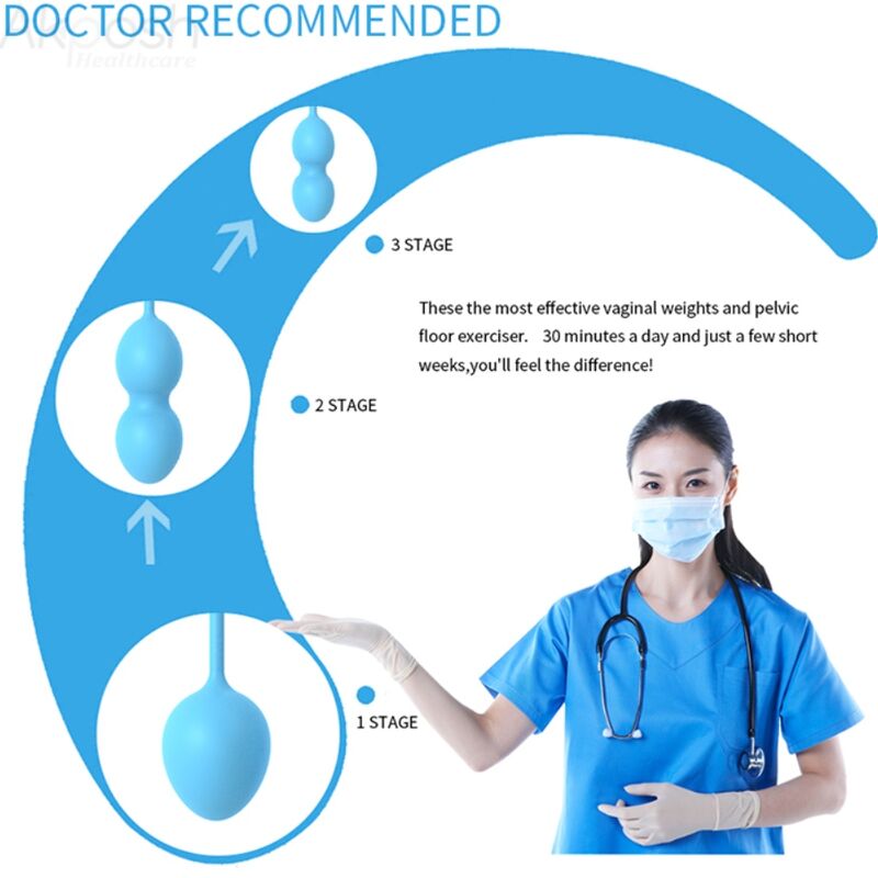 Comprar Armony Anabiosis Pesas Vaginales 3 Niveles Azul – Fortalece Tu Bienestar Íntimo Con Confianza-Noxtic