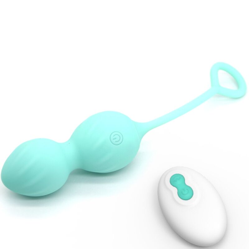 Comprar ARMONY Blossoms Pesas Vaginales Verdes – Vibrador Con Control Remoto Y Diez Modos De Vibración-Noxtic