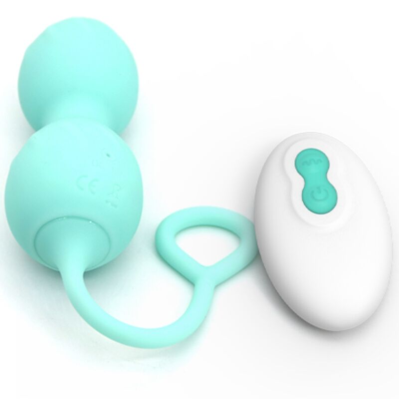 Comprar ARMONY Blossoms Pesas Vaginales Verdes – Vibrador Con Control Remoto Y Diez Modos De Vibración-Noxtic