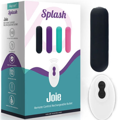 Comprar ARMONY Splash Joie Bala Vibradora Negra – Vibrador Recargable Con 10 Modos De Vibración-Noxtic