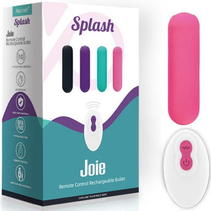 Comprar ARMONY Splash Joie Bala Vibradora Rosa – Control Remoto Con 10 Modos De Vibración-Noxtic