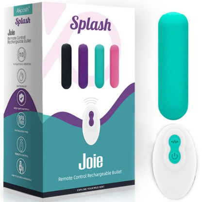 Comprar ARMONY Splash Joie Bala Vibradora Verde – Control Remoto Con 10 Modos De Vibración-Noxtic