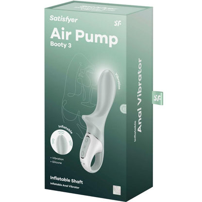 Comprar Satisfyer Air Pump Booty 3 – Vibrador Anal Inflable Con Ajuste Personalizable-Noxtic