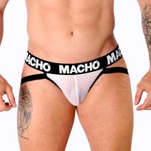 Comprar Macho MX26X1 Jock Rejilla Blanco S – Jock Elegante Con Diseño Moderno Para Comodidad Suprema-Noxtic