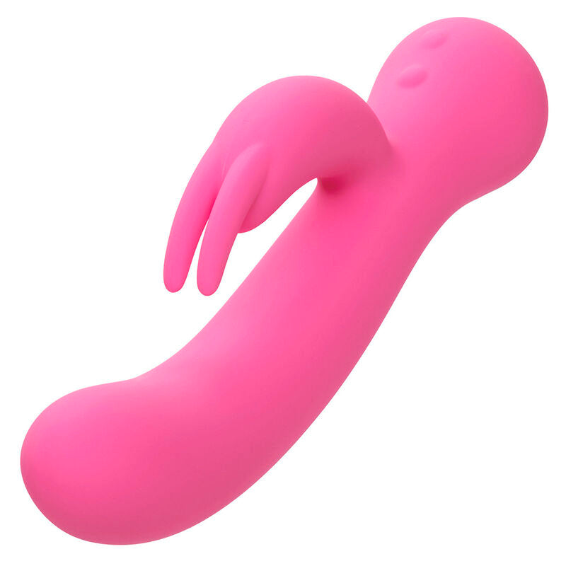 Comprar CALEXOTICS First Time Vibrador Rabbit Recargable Rosa – Experiencia De Doble Estimulación Con Diseño Elegante-Noxtic