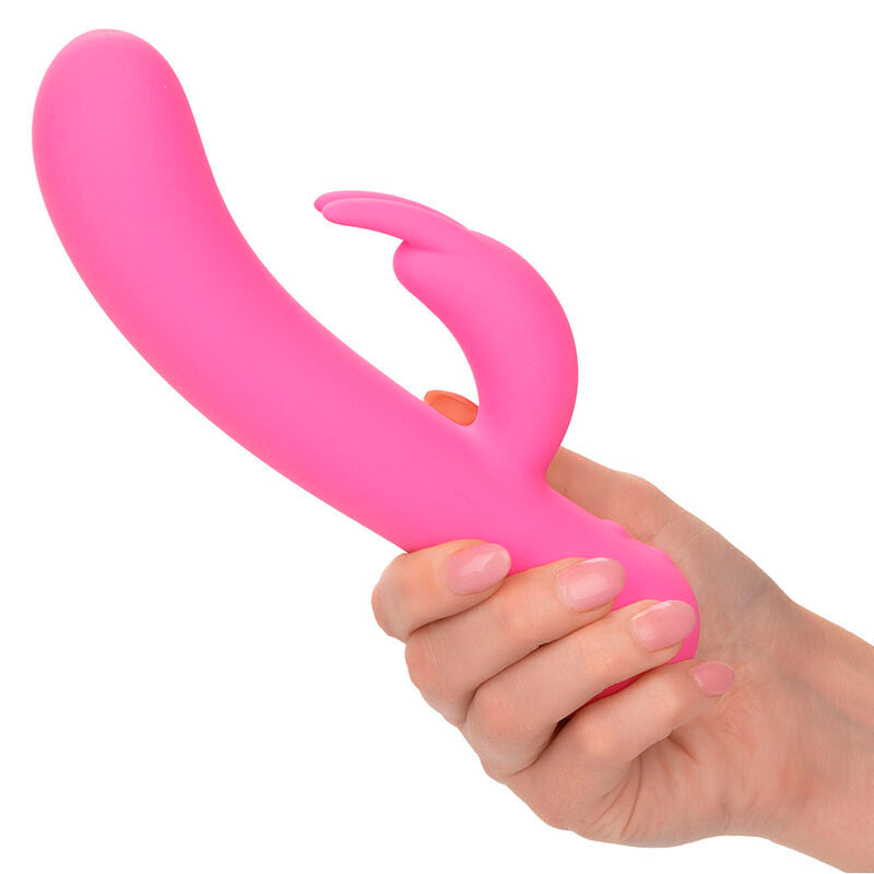 Comprar CALEXOTICS First Time Vibrador Rabbit Recargable Rosa – Experiencia De Doble Estimulación Con Diseño Elegante-Noxtic