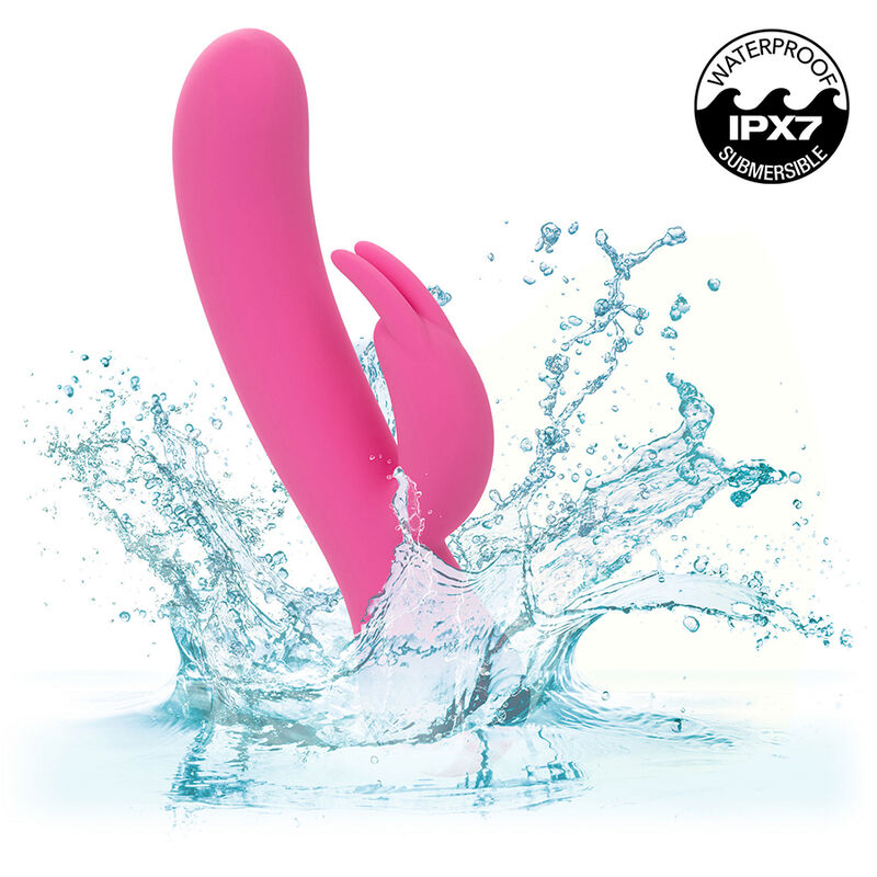 Comprar CALEXOTICS First Time Vibrador Rabbit Recargable Rosa – Experiencia De Doble Estimulación Con Diseño Elegante-Noxtic