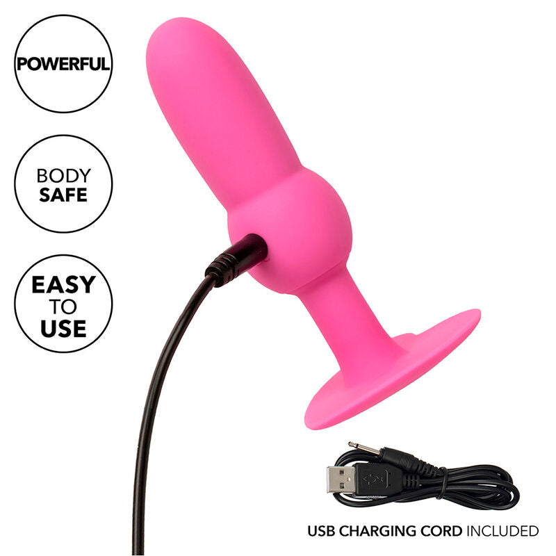 Comprar Calexotics First Time Plug Anal Con Cuencas Rosa – Juguete Intimo Para Exploracion Con 10 Vibraciones-Noxtic