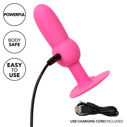 Comprar Calexotics First Time Plug Anal Con Cuencas Rosa – Juguete Intimo Para Exploracion Con 10 Vibraciones-Noxtic