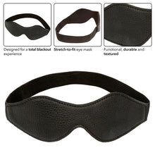 Comprar CALEXOTICS Antifaz Nocturnal Cuero Negro – Diseño Elegante Para Apagón Sensorial Completo-Noxtic