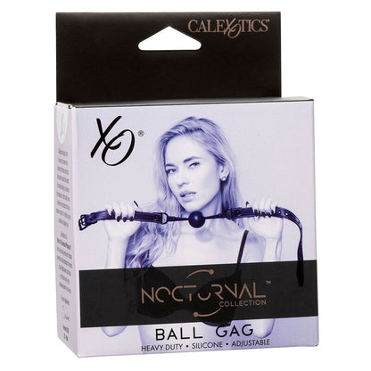 Comprar CALEXOTICS Nocturnal Mordaza De Bola Silicona Negra – Diseño Ergonómico Para Placer Sensorial-Noxtic