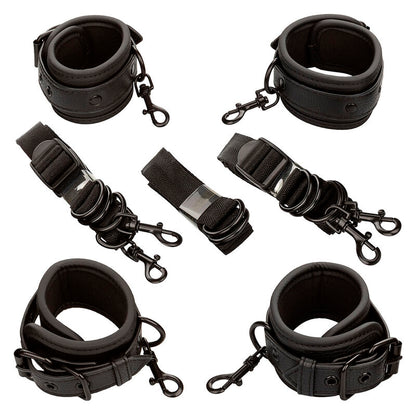 Comprar Calexotics Nocturnal Restricciones de Cama Cuero Ajustable Negro – Diseño Ergonómico Para Mayor Comodidad-Noxtic