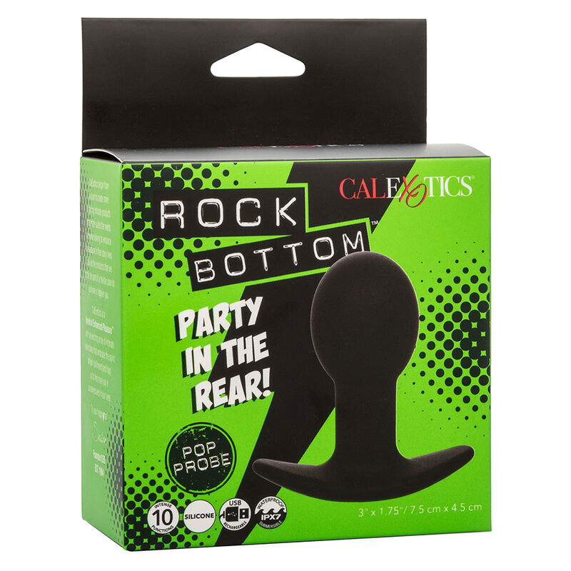 Comprar Calexotics Rock Bottom Plug – Juguete Con 10 Modos De Vibración Para Placer Personalizado-Noxtic