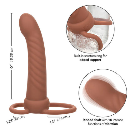 Comprar CALEXOTICS Maxx Doble Acanalado – Juguete Erótico Con 10 Modos De Vibración-Noxtic