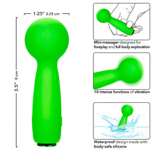 Comprar CALEXOTICS Neon Vibes The Bubbly Vibe Mini – Masajeador Compacto Con 10 Modos De Vibración-Noxtic