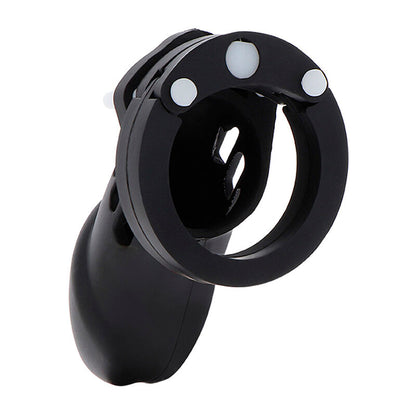 Comprar HIDDEN DESIRE Jaula De Castidad Silicona Talla L Negra – Diseño Ergonómico Para Control Y Conexión Intima-Noxtic