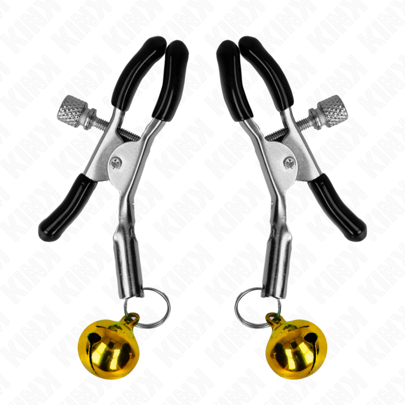 Comprar KINK Pinzas Para Pezones Con Campanilla Dorada – Diseño Elegante Para Estimulación Sensorial-Noxtic
