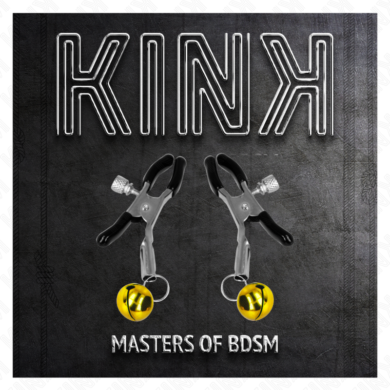 Comprar KINK Pinzas Para Pezones Con Campanilla Dorada – Diseño Elegante Para Estimulación Sensorial-Noxtic