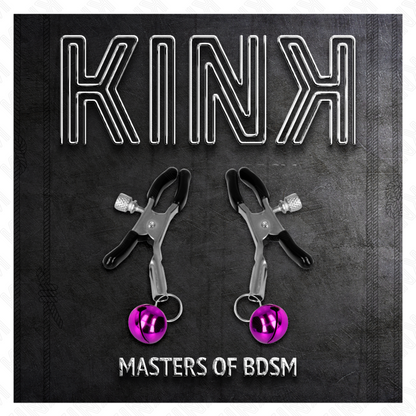 Comprar KINK Pinzas Para Pezones Con Campanilla Violeta – Accesorio Elegante Para Estimulación Sensorial-Noxtic