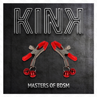 Comprar KINK Pinzas Para Pezones Rojas – Estimulación Sensorial Con Diseño Elegante-Noxtic