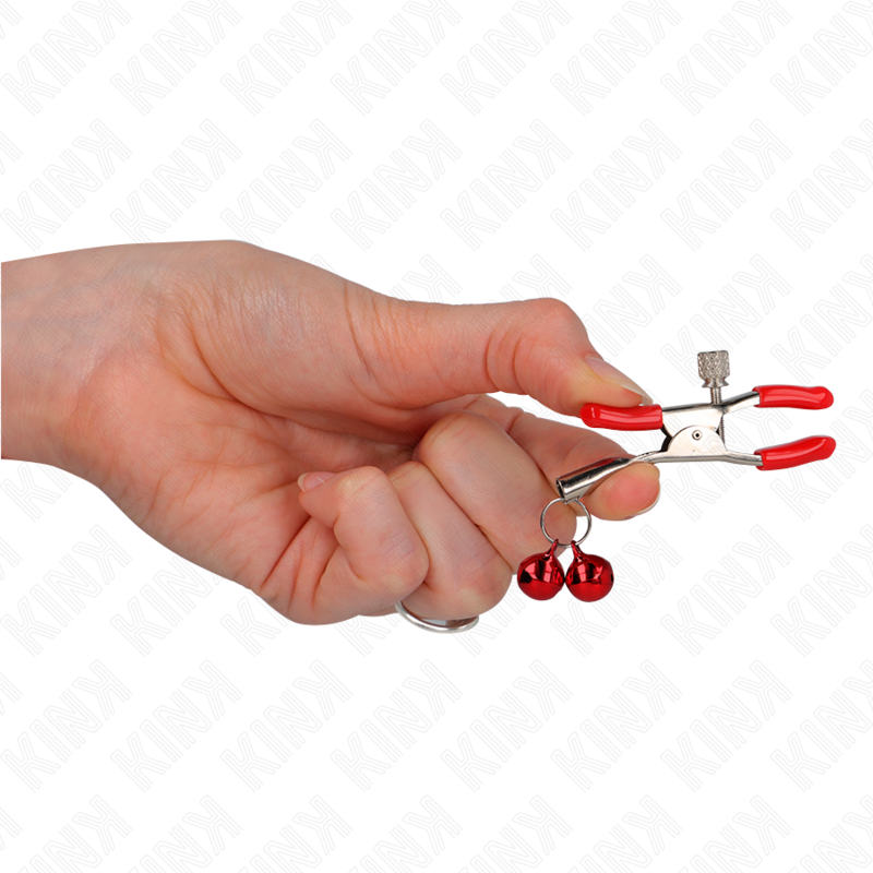 Comprar KINK Pinzas Para Pezones Rojas – Estimulación Sensorial Con Diseño Elegante-Noxtic