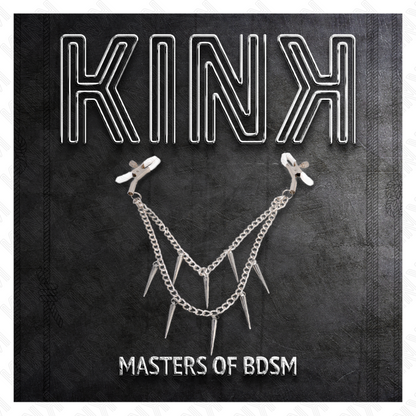 Comprar KINK Pinzas Para Pezones Con Cadena De Púas 30 Cm – Diseño Elegante Para Estimulación Sensorial-Noxtic