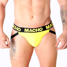 Comprar MACHO MX25A Jock Amarillo Lycra S – Jock Ergonómico Con Diseño Elegante-Noxtic