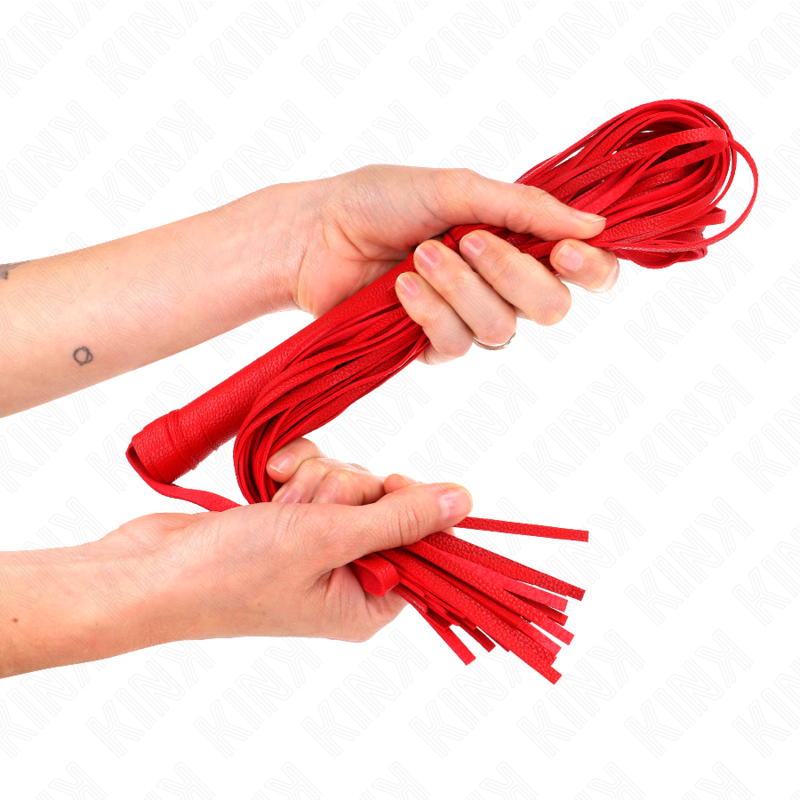 Comprar KINK Látigo PVC Blando Rojo 70 CM – Diseño Versátil Para Juegos De Placer-Noxtic
