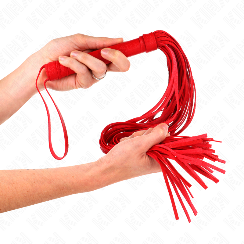 Comprar KINK Látigo PVC Blando Rojo 70 CM – Diseño Versátil Para Juegos De Placer-Noxtic