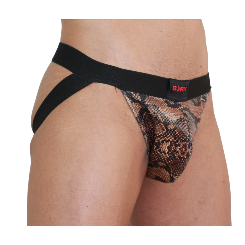 Comprar BURN 002 Jock Snake Negro S – Diseño Ergonómico Para Placer Y Libertad Sensorial-Noxtic