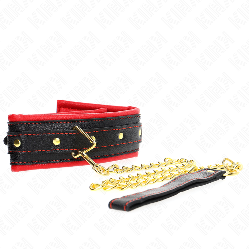 Comprar KINK Collar Con Correa Imitación Cuero Ajustable – Diseño Elegante Para Comodidad Y Control-Noxtic