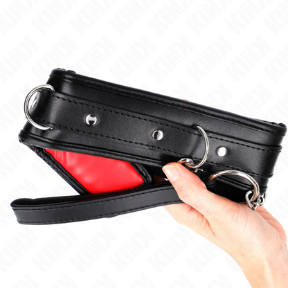 Comprar KINK Collar Con Correa Esponja Imitación Cuero Modelo 3 – Diseño Ajustable Para Libertad Sensual-Noxtic