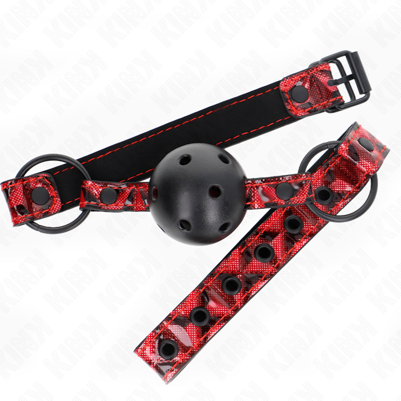Comprar KINK Mordaza De Bola 4.5 Cm Con Patrón De Diamante – Diseño Ajustable Para Comodidad Y Estilo-Noxtic