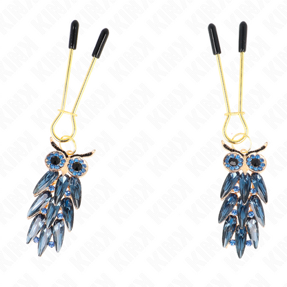 Comprar KINK Pinzas Para Pezones Con Colgante De Búho – Estimulación Sensorial Con Diseño Elegante-Noxtic
