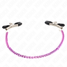 Comprar KINK Pinzas Para Pezones Con Cadena Violeta 30 Cm – Estimulación Sensorial Elegante Para Momentos Únicos-Noxtic
