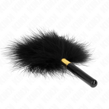 Comprar KINK Plumas Para Cosquillas Metal Dorado Negra 18 CM – Estimulación Sensorial Con Estilo Elegante-Noxtic