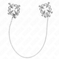 Comprar KINK Pinzas Para Pezones Flor Metálica Con Cadena – Estimulación Sensorial Con Diseño Elegante-Noxtic