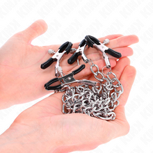 Comprar KINK Pinzas Para Pezones Dobles Con Cadenas – Estimulador Sensorial Para Experiencias Únicas-Noxtic