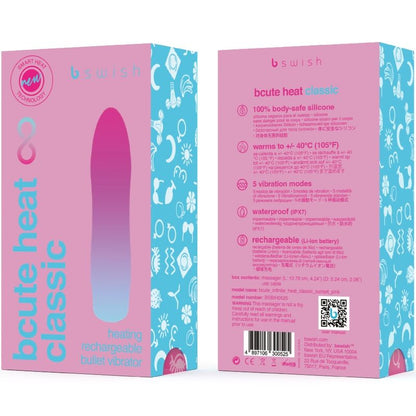 Comprar B SWISH Bcute Infinite Heat Classic – Vibrador Calentable Con Potente Vibración-Noxtic