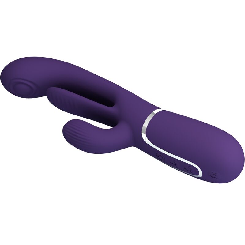 Comprar Pretty Love Shania Triple Vibrador Rabbit Multifunción Morado – Estimulador Con Diseño Ergonómico Para Placer Personalizado-Noxtic