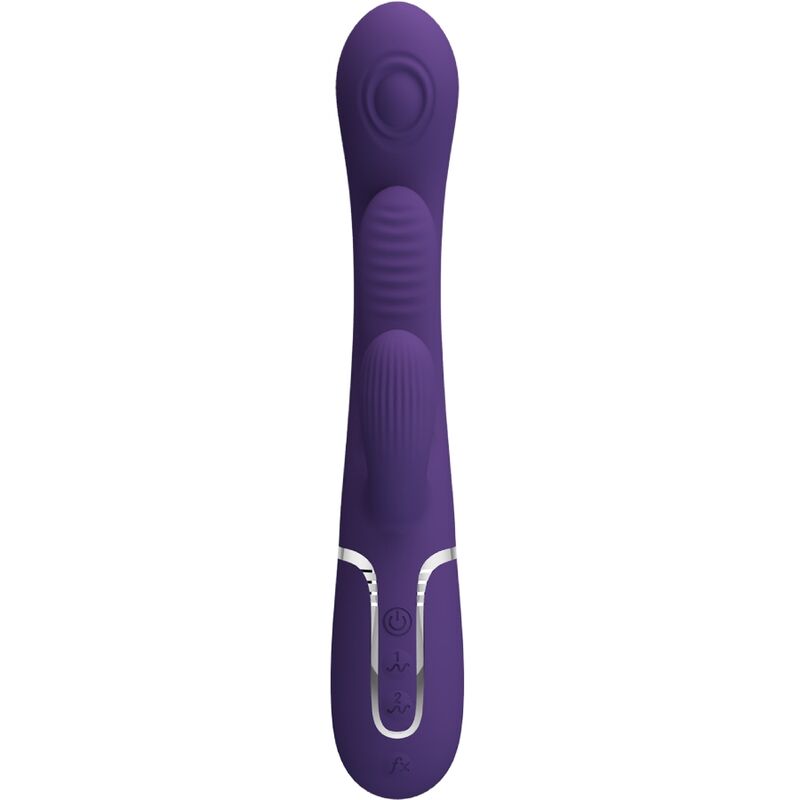 Comprar Pretty Love Shania Triple Vibrador Rabbit Multifunción Morado – Estimulador Con Diseño Ergonómico Para Placer Personalizado-Noxtic